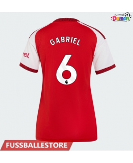 Günstige Arsenal Gabriel Magalhaes #6 Heimtrikot Damen 2026-27 Kurzarm